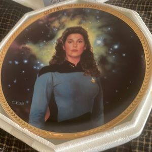 The Hamilton Collection Star Trek Counselor Deanna Troi Plate Collection